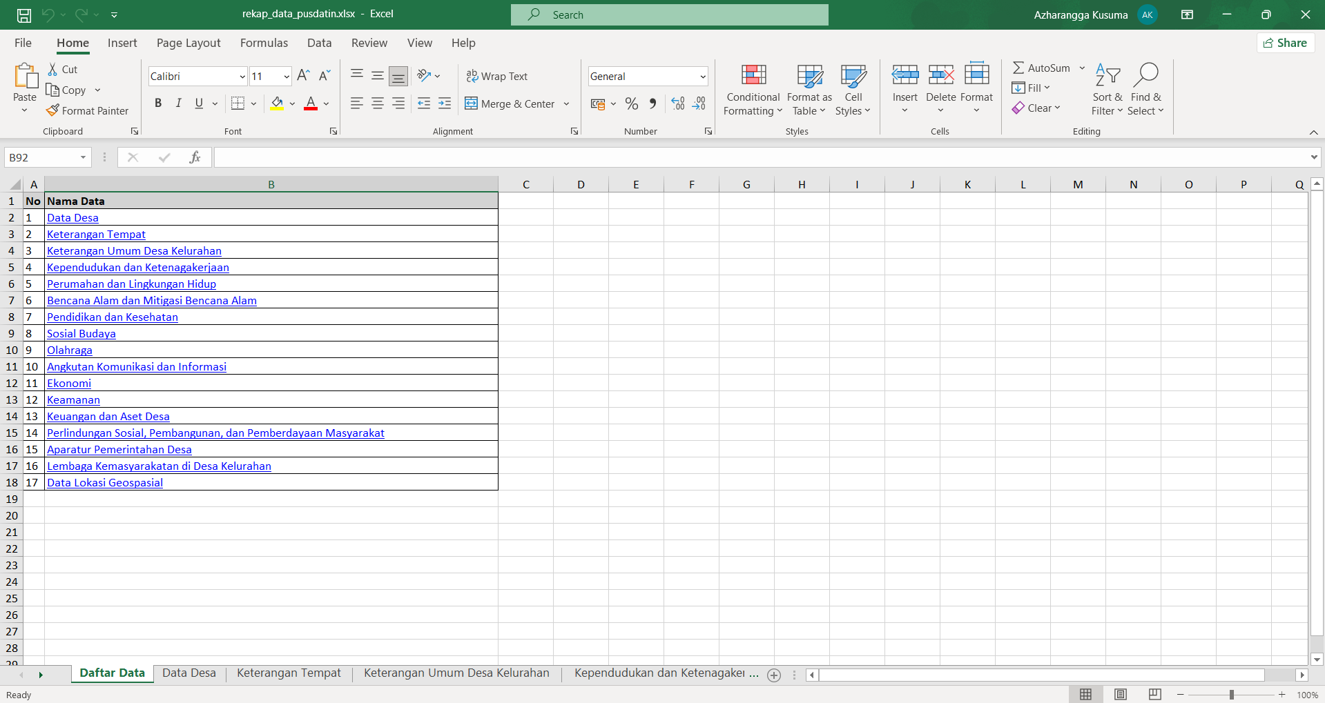 Export Results Preview