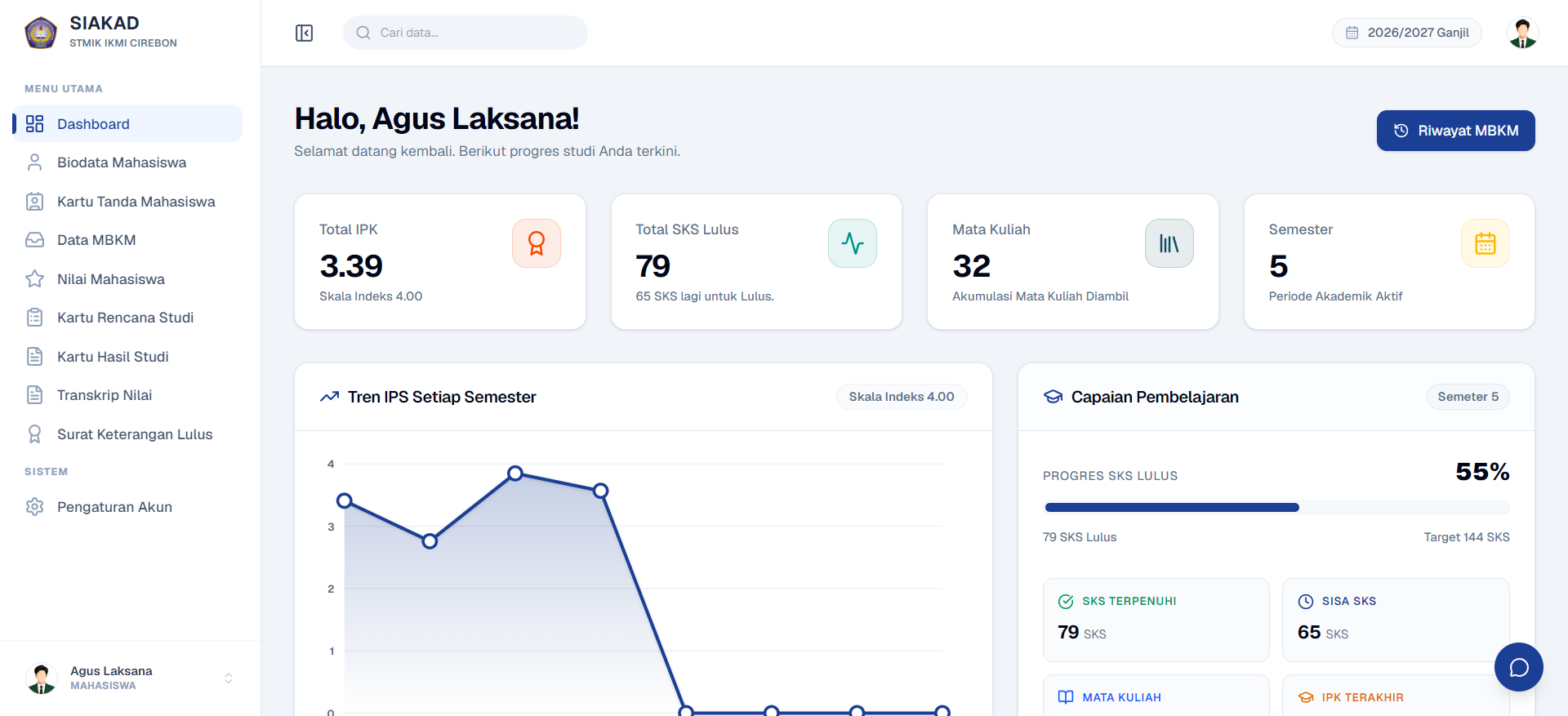 Student Dashboard