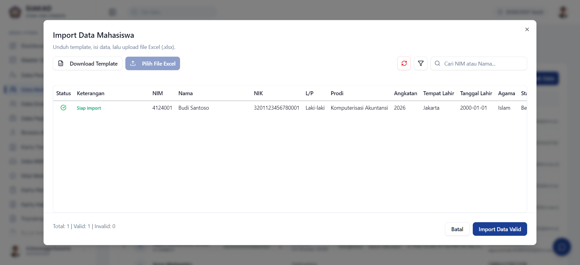 Import Student Data